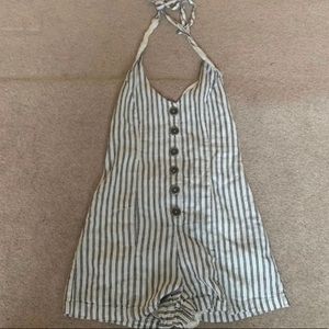 Forever 21 striped romper